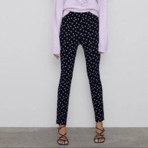 Zara side zip stretch pants